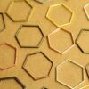 20 pc. Multi Colored Hexagon Links, 18mm by 20mm | FI-584