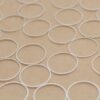 100 pc. Silver Plated Circle Links, 18mm Diameter Rings | FI-688