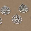 3 pc. Snowflake Charms, Laser Cut Stainless Steel, 22mm x 20mm | MIS-335*