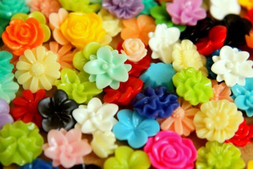 100 pc. Multi-Colored Small Cabochon and Bead Grab Bag | RES-334