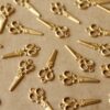14 pc. Raw Brass Scissors Charms, 20mm by 8mm - made in USA | RB-718
