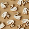 12 pc. Enameled Swan Charms, 14mm x 14mm | MIS-442