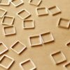 50 pc. Silver Plated Square Links: 8mm by 8mm | FI-358