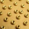 25 pc. Raw Brass Round Saucer Spacer Beads, 6mm in diameter | FI-579