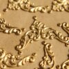 4 pc. Raw Brass Filigree Three Hole Connectors: 39mm by 29mm - made in USA | RB-496