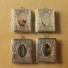 3 pc. Silver Book Lockets | LOC-025