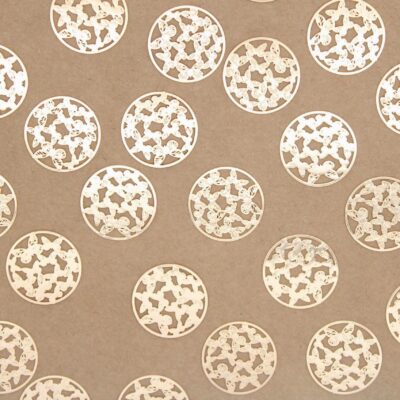 10 pc. Gold Plated Circle Shaped Butterfly Drops, Laser Cut Brass, 20mm in diameter | MIS-336*